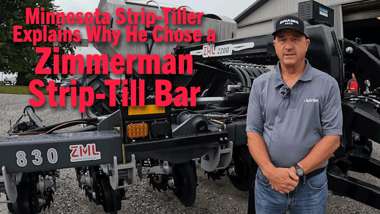 Minnesota Strip-Tiller Explains Why He Chose a Zimmerman Strip Till Bar