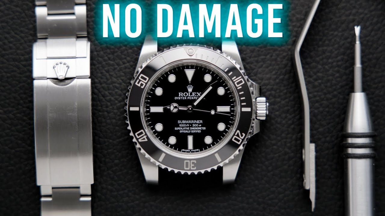 САМЫЙ БЕЗОПАСНЫЙ способ СНЯТЬ И УСТАНОВИТЬ браслет Rolex