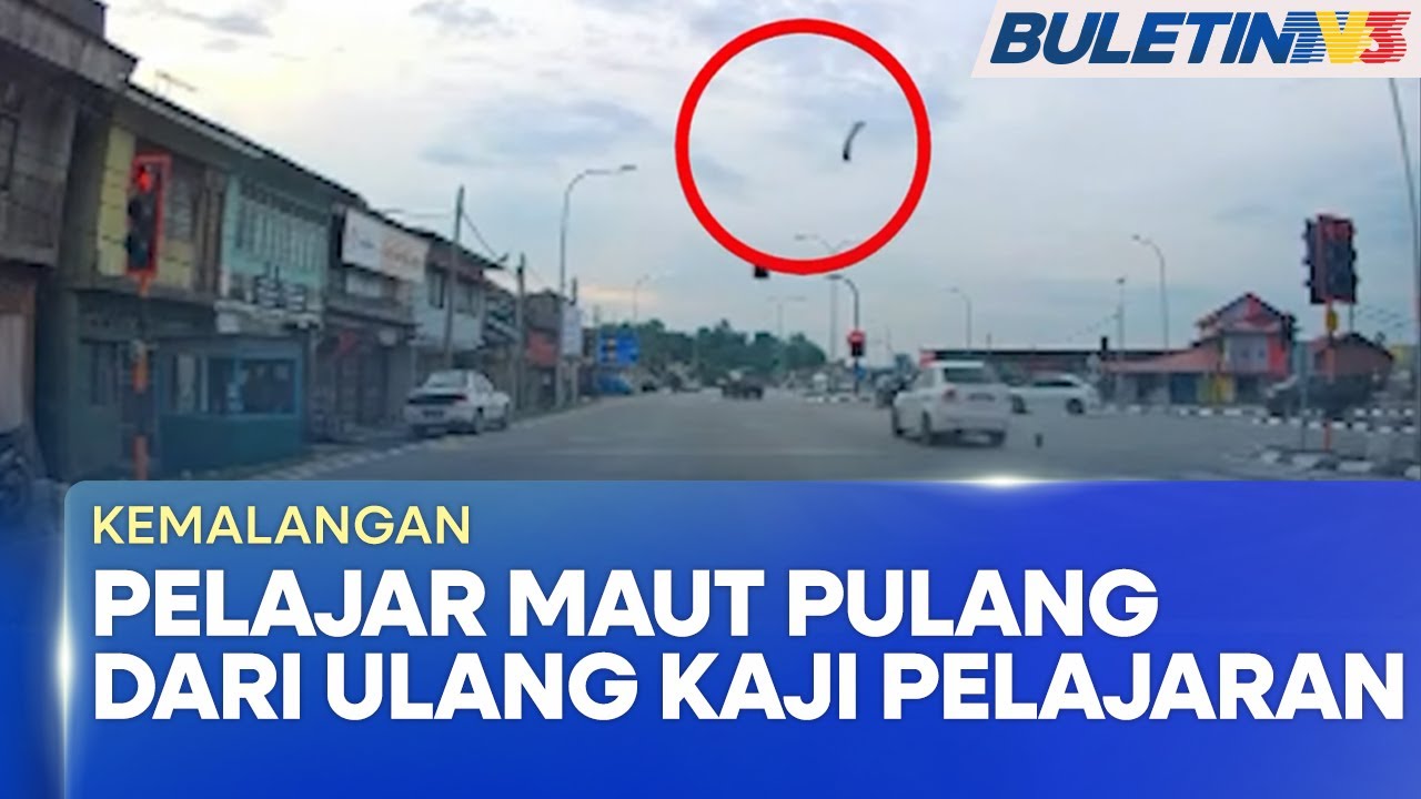 KEMALANGAN | Calon SPM Maut, Motosikal Dirempuh Kereta