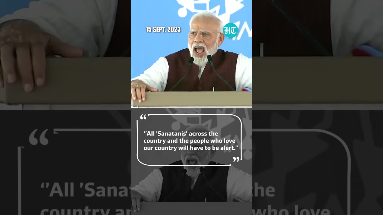 ‘INDIA Alliance Plans To Erase Sanatana Dharma From Bharat': PM Modi