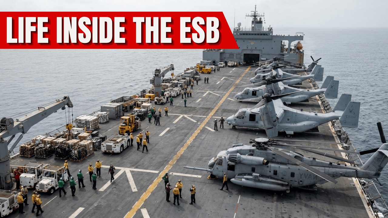 Life Inside World’s Largest Expeditionary Sea Base During Combat Operations