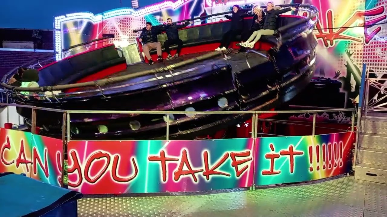 Mitchell Smith crazy shakes Tagada Mansfield fair this year Finland events group forest Town centre