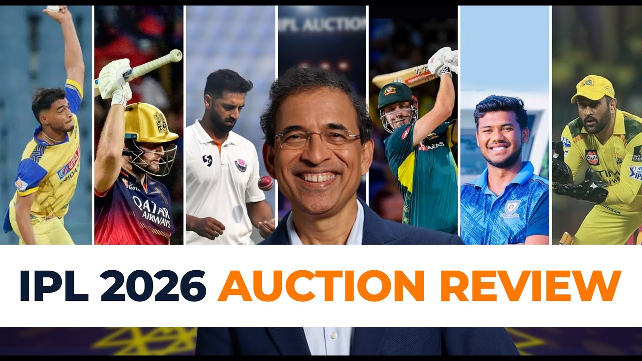 Harsha Bhogle reviews IPL 2026 Auction