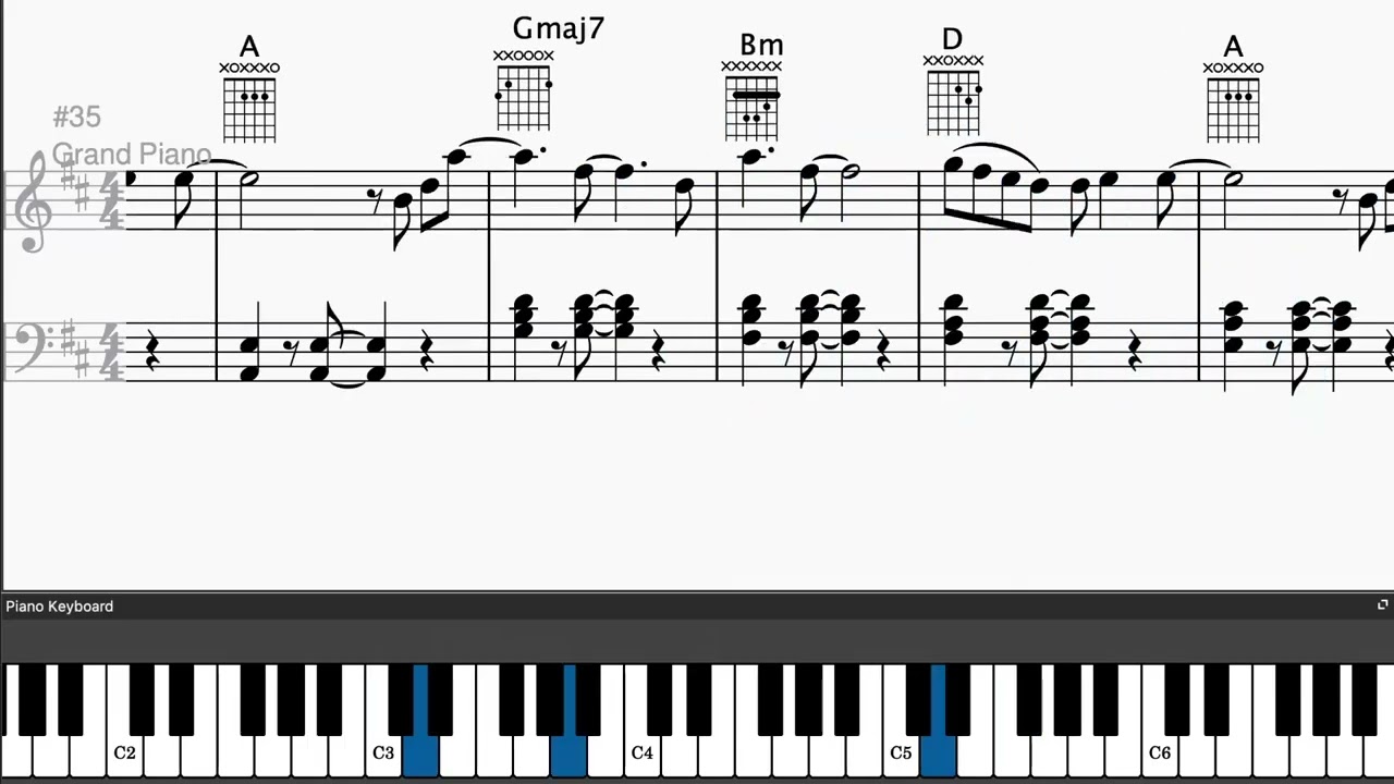 Broken Strings by James Morrison - Easy piano tutorials with sheetmusic