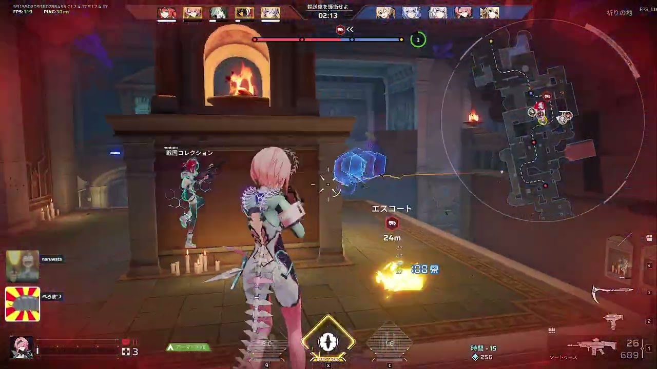 Strinova^q^20260307 04 ｴｽｺ ｴﾚｲﾄﾞ洞窟  ﾆｯｺﾘ