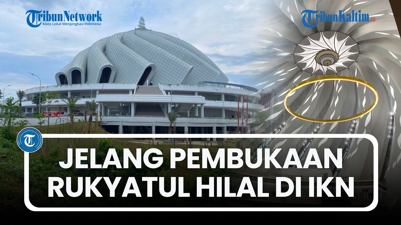 Jelang Pembukaan Rukyatul Hilal Awal Ramadhan 1447 Hijriah di Masjid Negara IKN