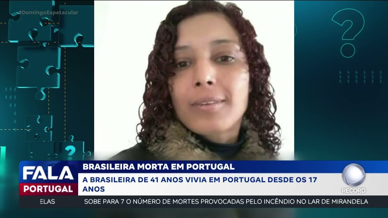 Brasileira morta em Portugal