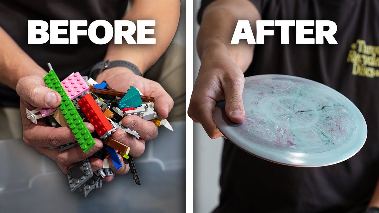 Мы сделали диск для диск-гольфа из LEGO!!!