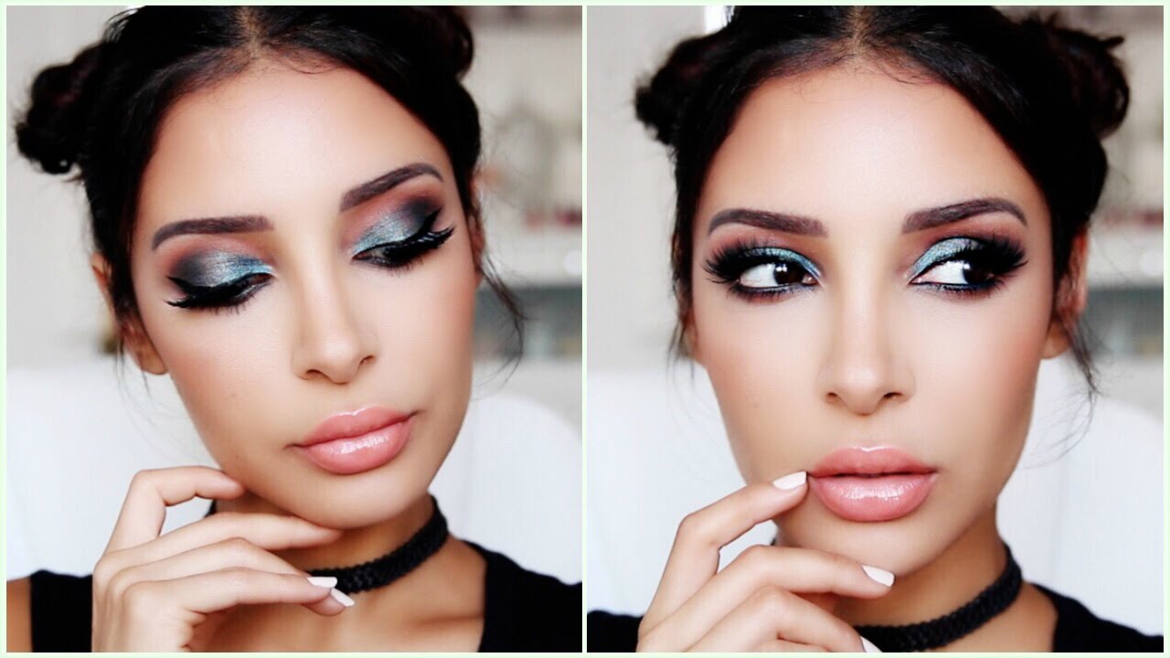 GREEN SMOKEY EYES ♡ Palette Nikkie Tutorials !