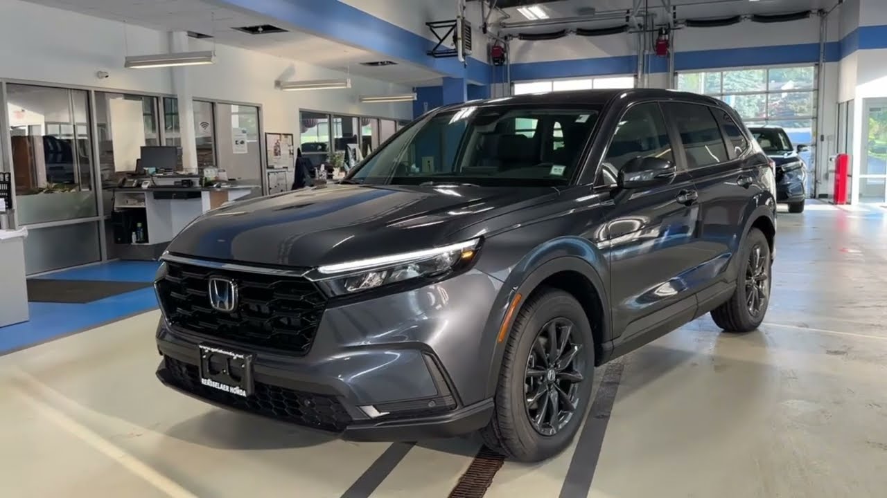 2026 Honda CR-V EX-L | Meteorite Gray with Black Interior