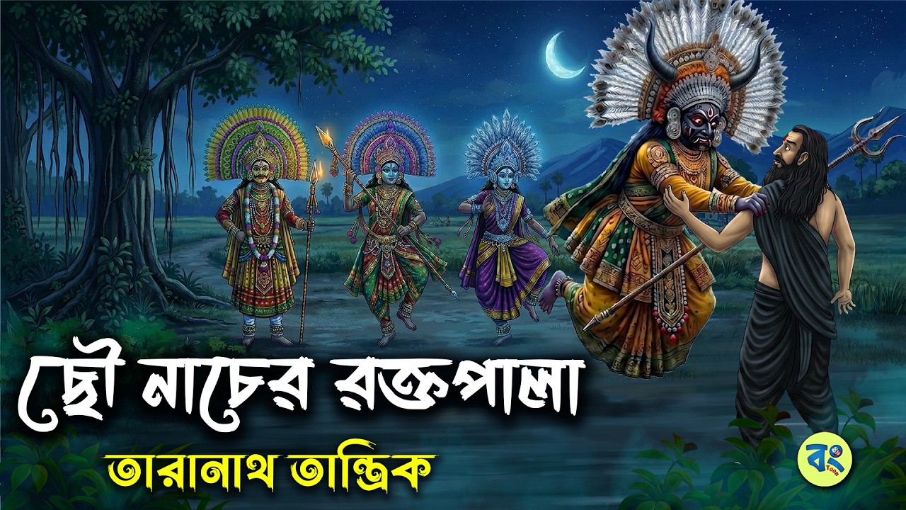 ছৌ নাচের রক্তপালা- Taranath Tantrik Golpo | Bangla Bhuter Golpo | Bhuter Cartoon