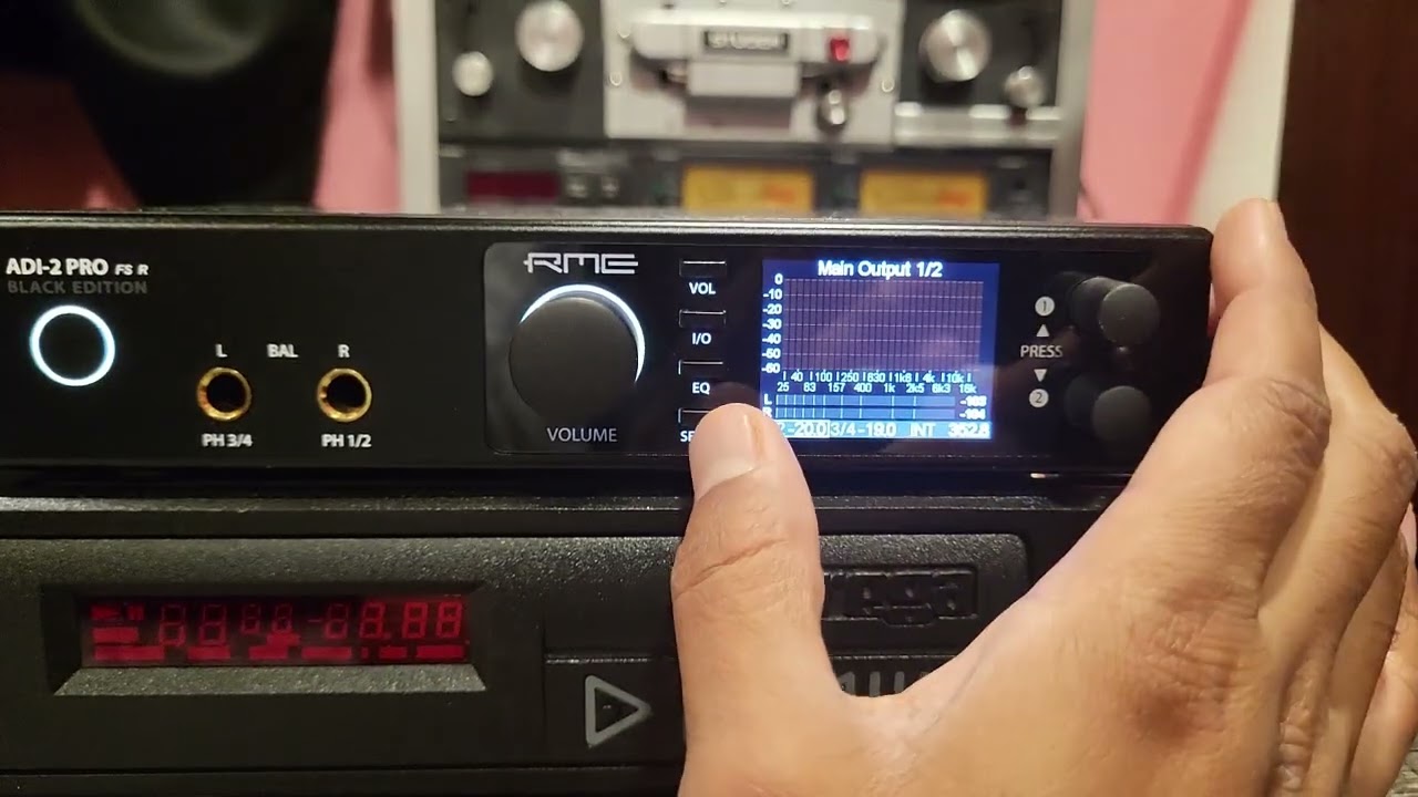 RME ADI-2 Pro FS R,  Input AD highest possible sampling rate selection with PEQ and EQ