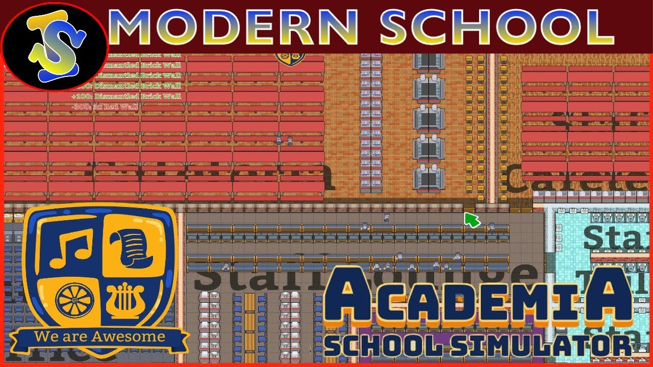 Academia School Simulator Speed Build | Big Modern School