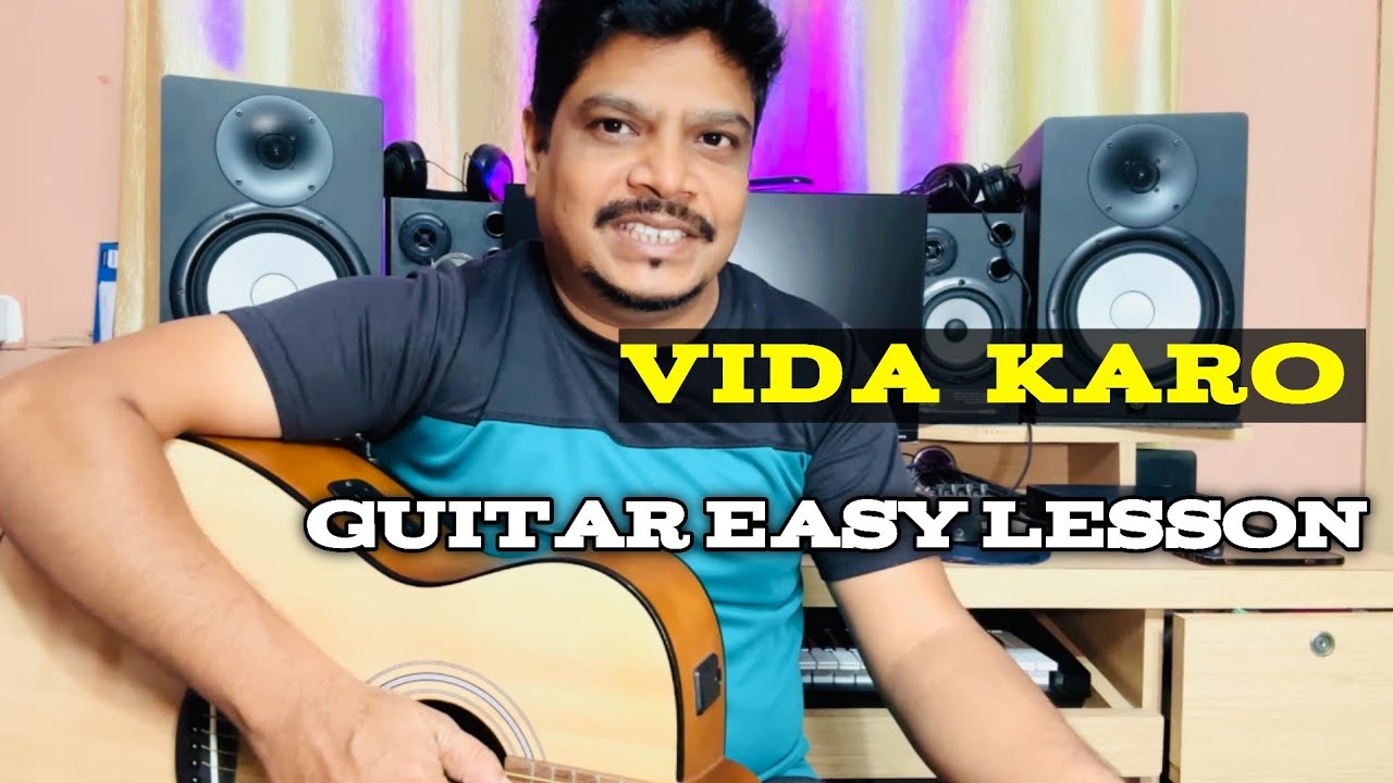 Vida Karo | Guitar | Chamkila | Diljit Dosanjh | Guitar Tutorial |Easy Guitar Lesson|mainu vida karo