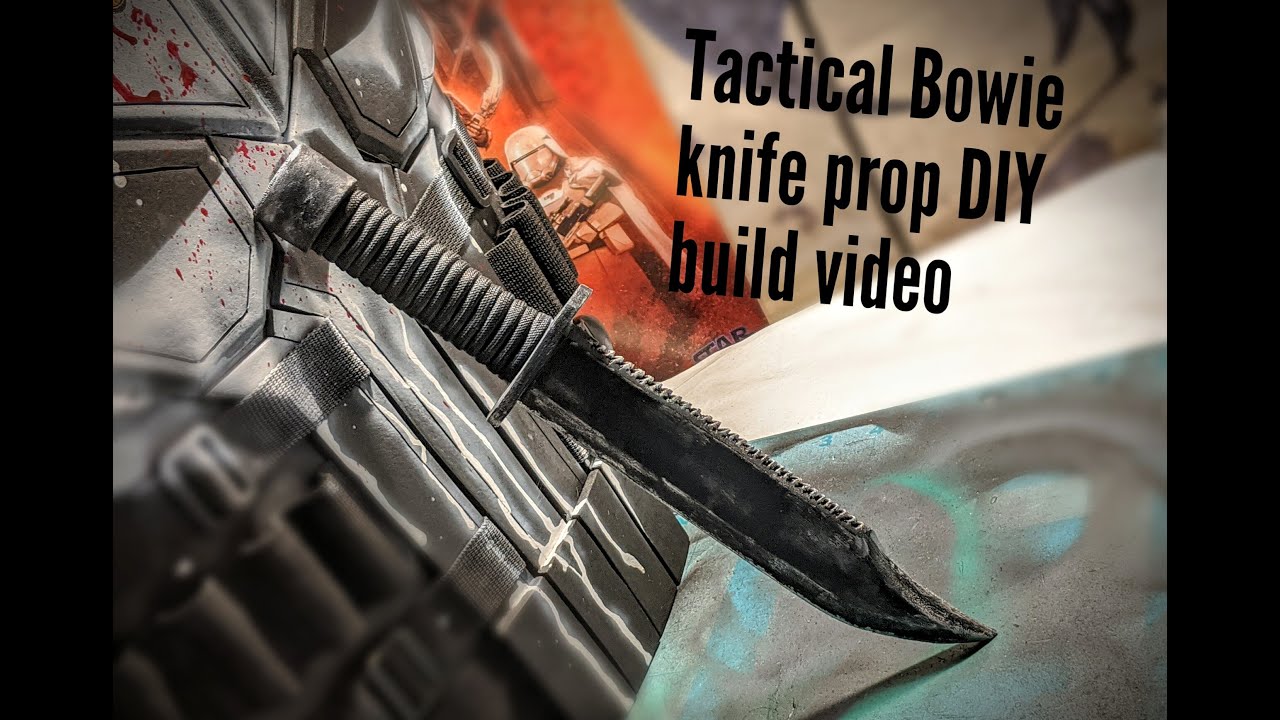 DIY EVA foam prop knife build video