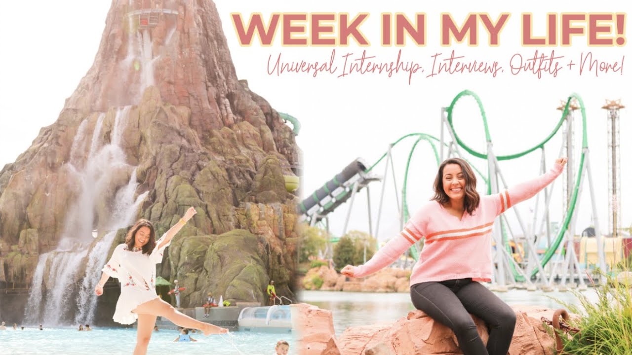 WEEK IN MY LIFE | Universal Internship, Volcano Bay, Interviews, Outfits + More!