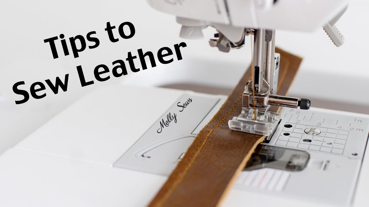 How to Sew Leather - Tips and Tricks