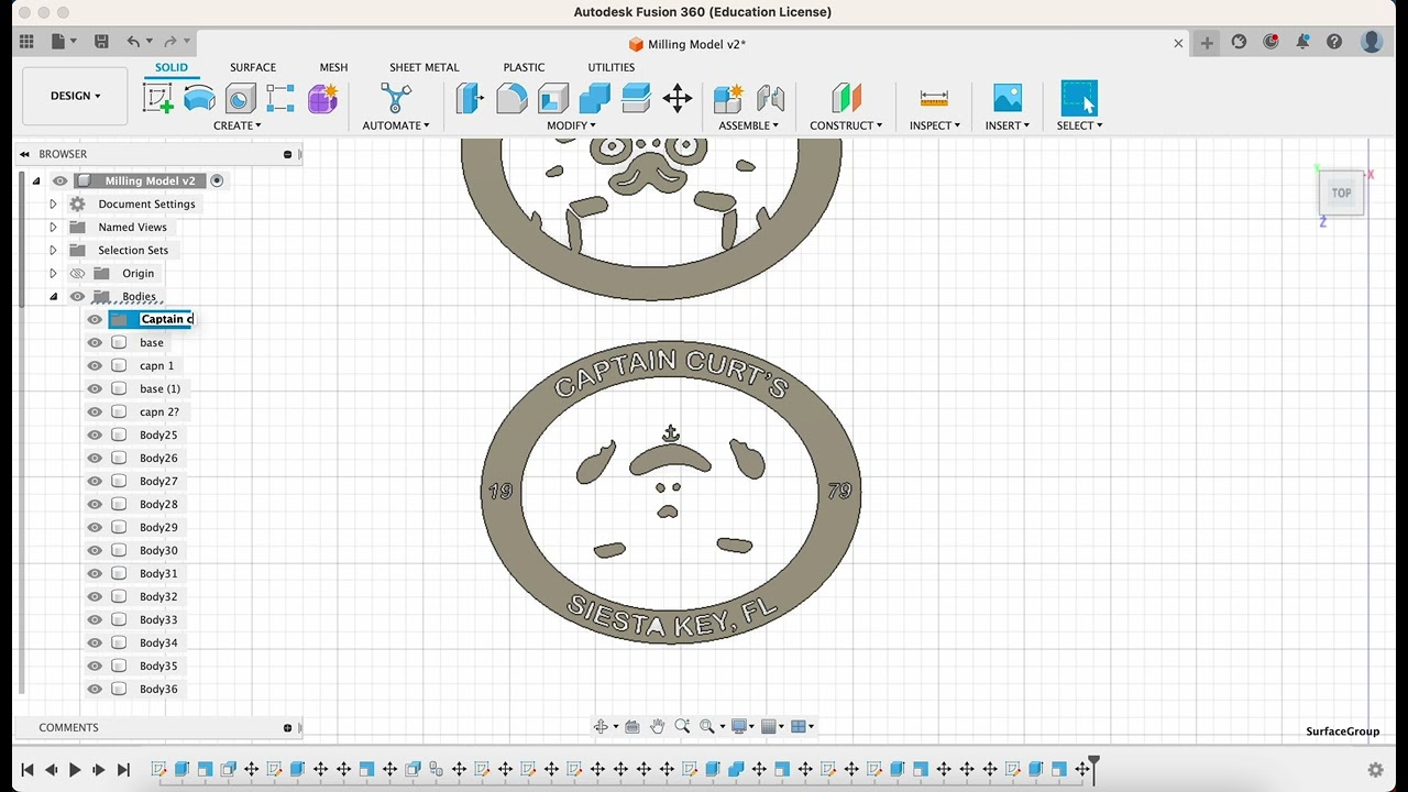 How to Group Objects in Fusion 360