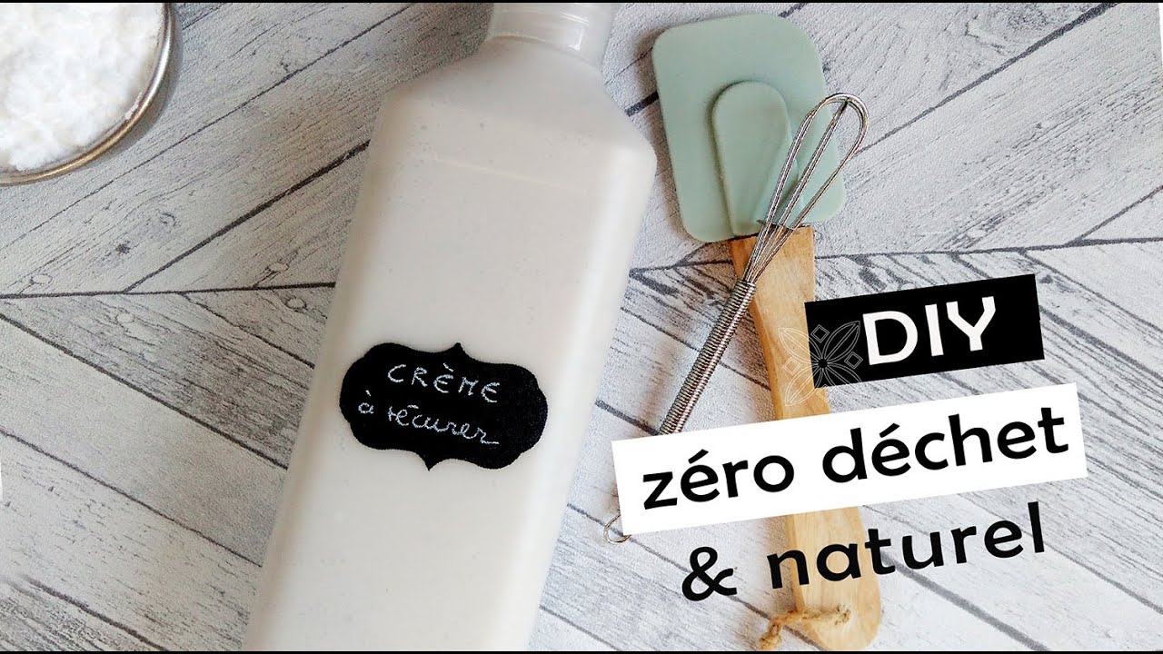 CREME A RECURER fait maison zéro déchet DIY