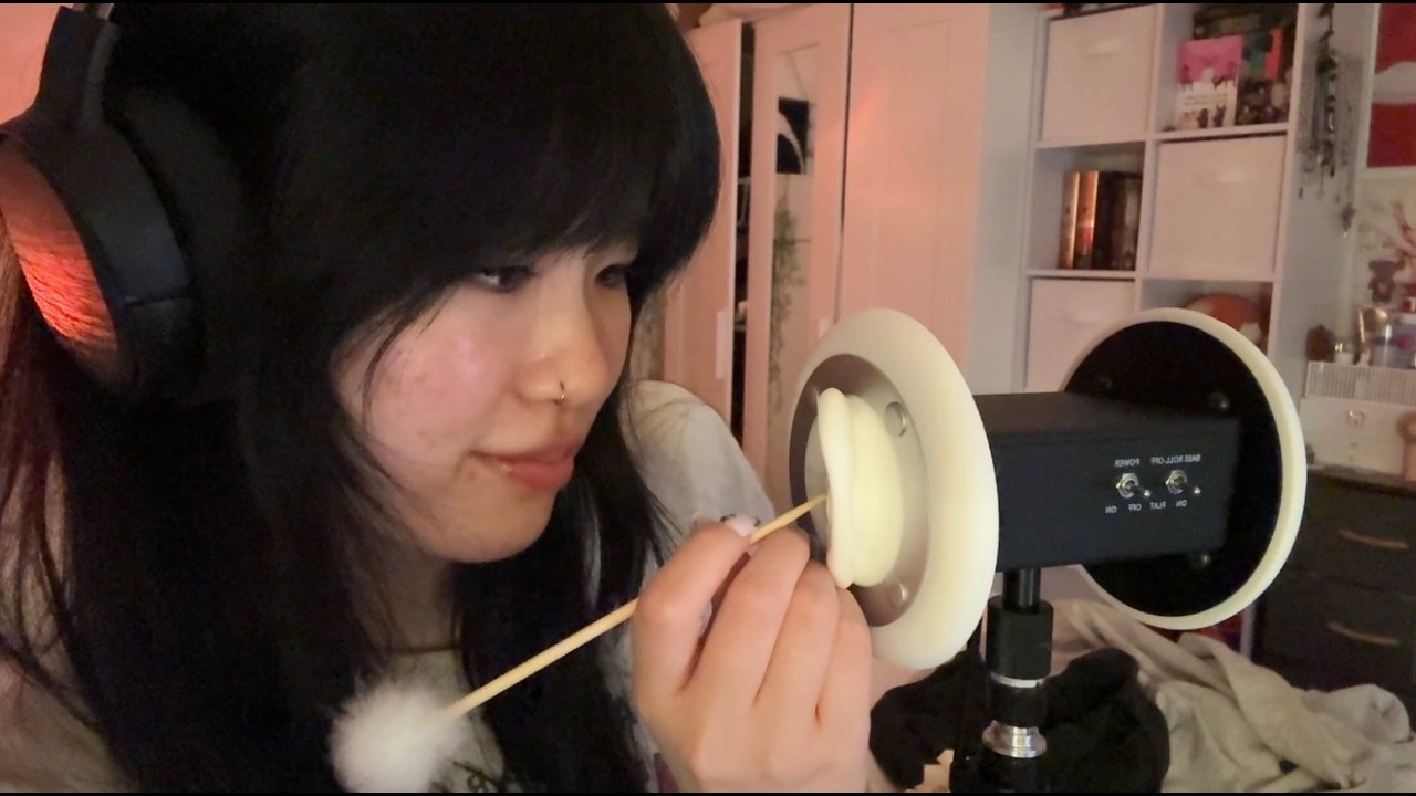 ASMR Tingly 3Dio Ear Whispers, Cleaning, and Massages