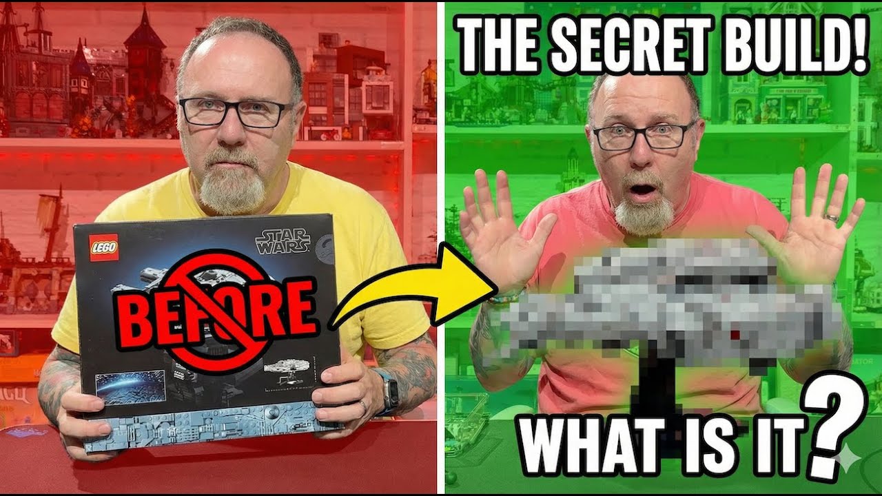 Вы не поверите, какая это самодельная модель! 😱 Трансформация LEGO «Тысячелетний сокол» (75375)