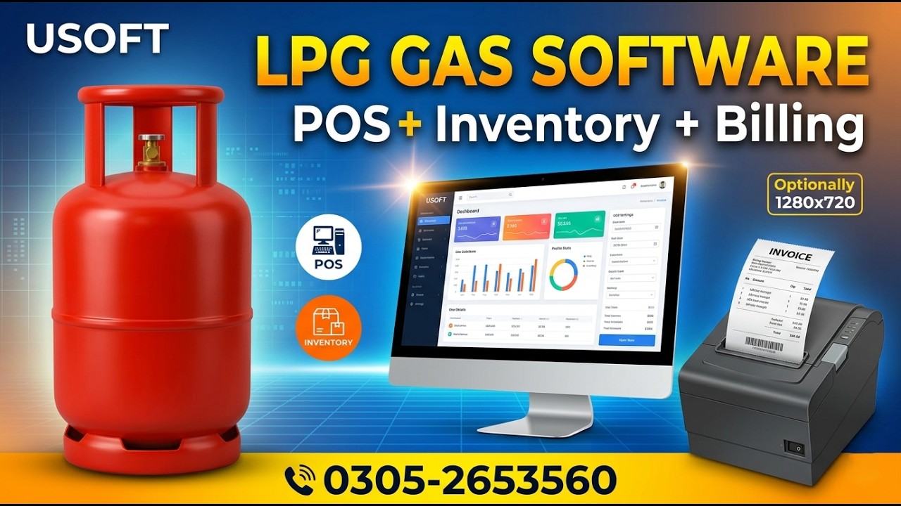This is a powerful ERP software specially designed for LPG Gas Cylinder businesses #usoft03052653560