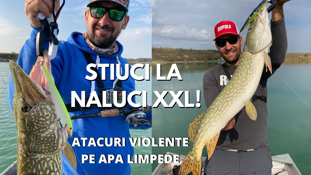Cand STIUCILE vor VOBLERE XXL!😍 PESCUIT LA STIUCA cu NALUCI de TALIE MARE! 💥