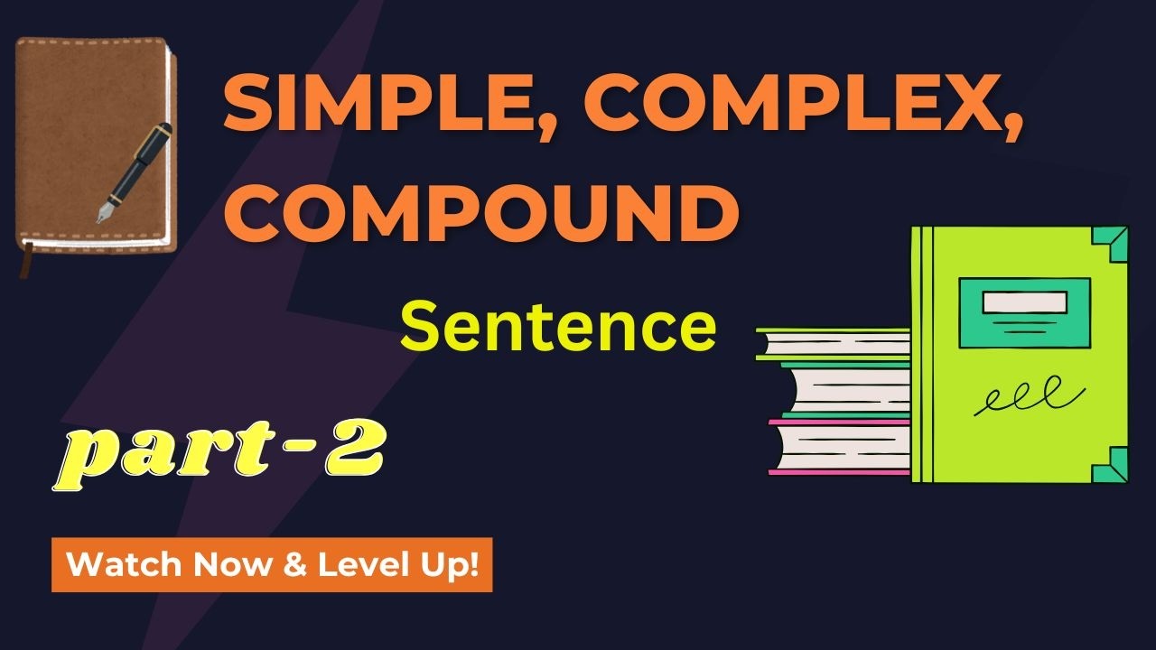 Simple Complex compound|Changing Sentence|Learning English | Simple to complex | Complex to simple