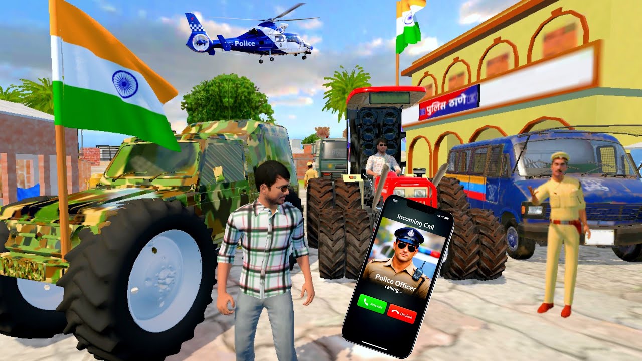 😍Kalu Ne Police Car Ka Colour🚀😱Modified Kiya 💥🚓 Indian Vehicles Simulator 3d Game 🤩🔥 New Update 🛠️✅