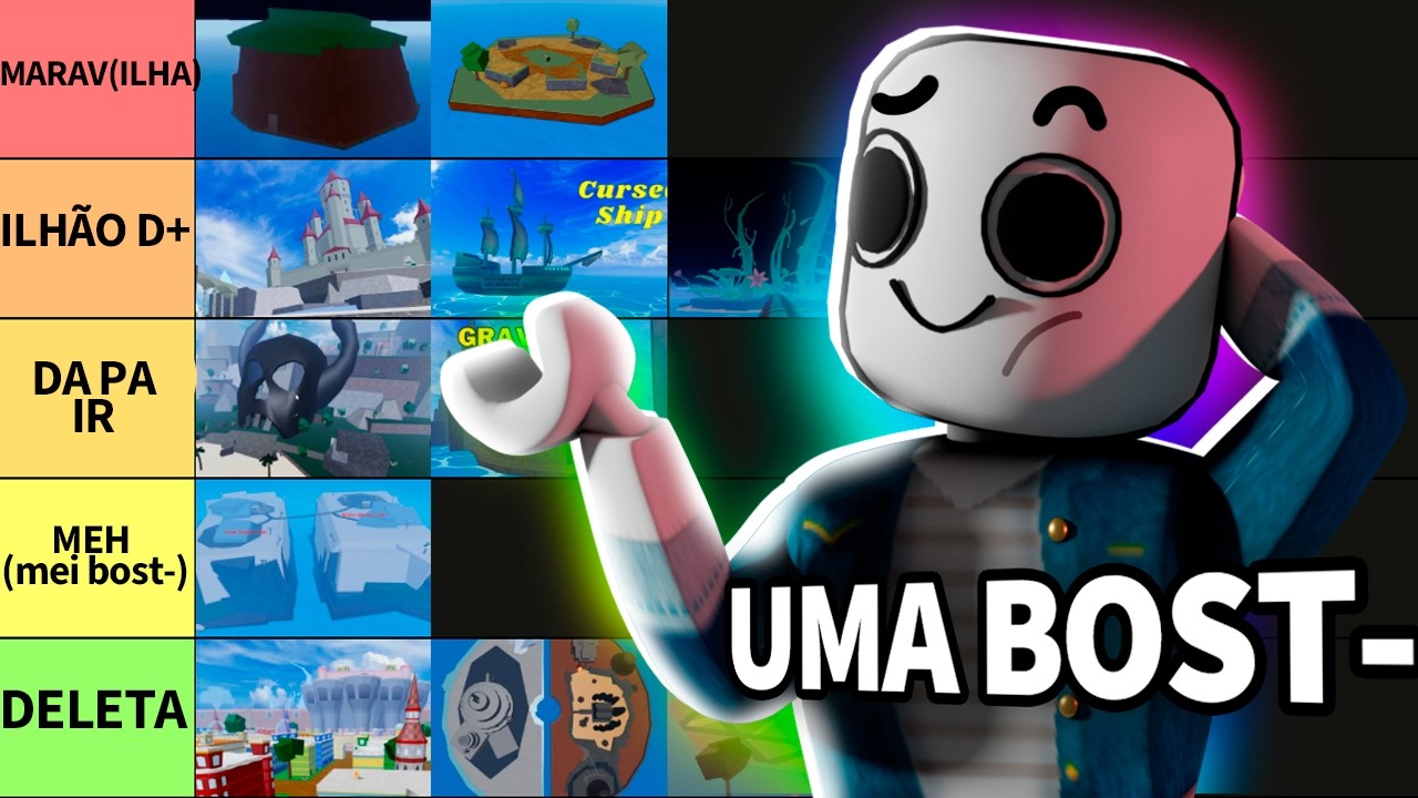 RANKEANDO TODAS AS ILHAS do Blox Fruits (SEA 2!!!)