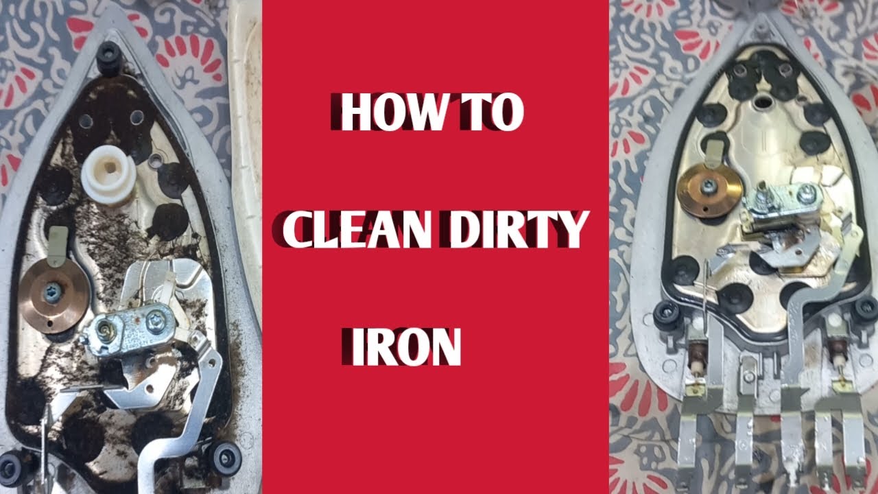 How to repair and clean iron| how to clean iron at home| easy steps to remove dirt from iron inside|