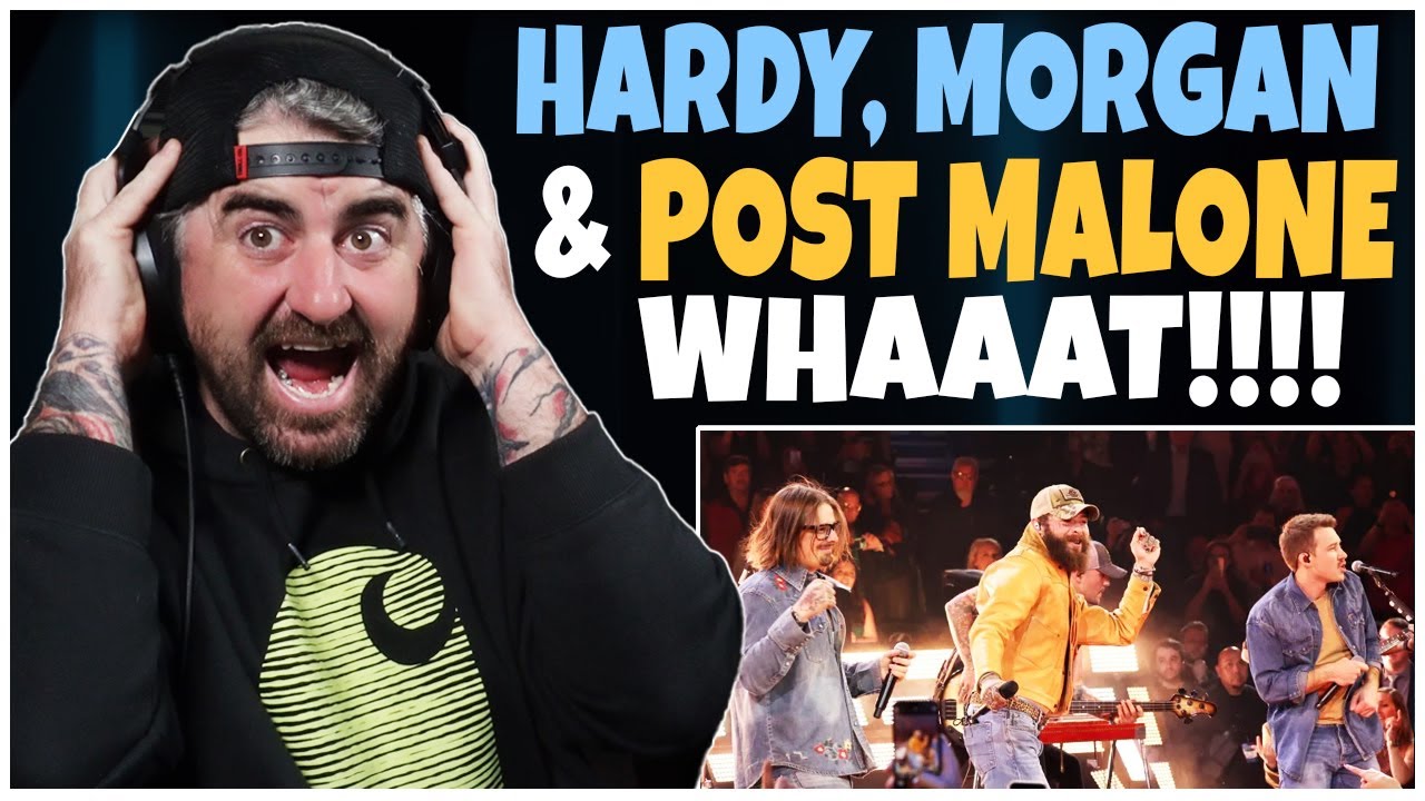 Hardy, Morgan Wallen and Post Malone - John Deere Green & Pickup Man (Rock Artist Reaction)