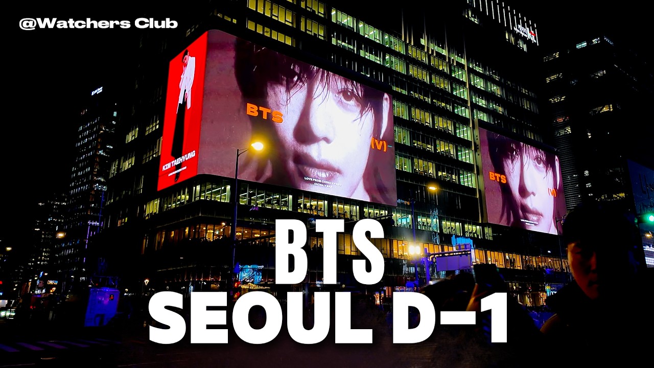 BTS Comeback Live D-1 in Gwanghwamun Square