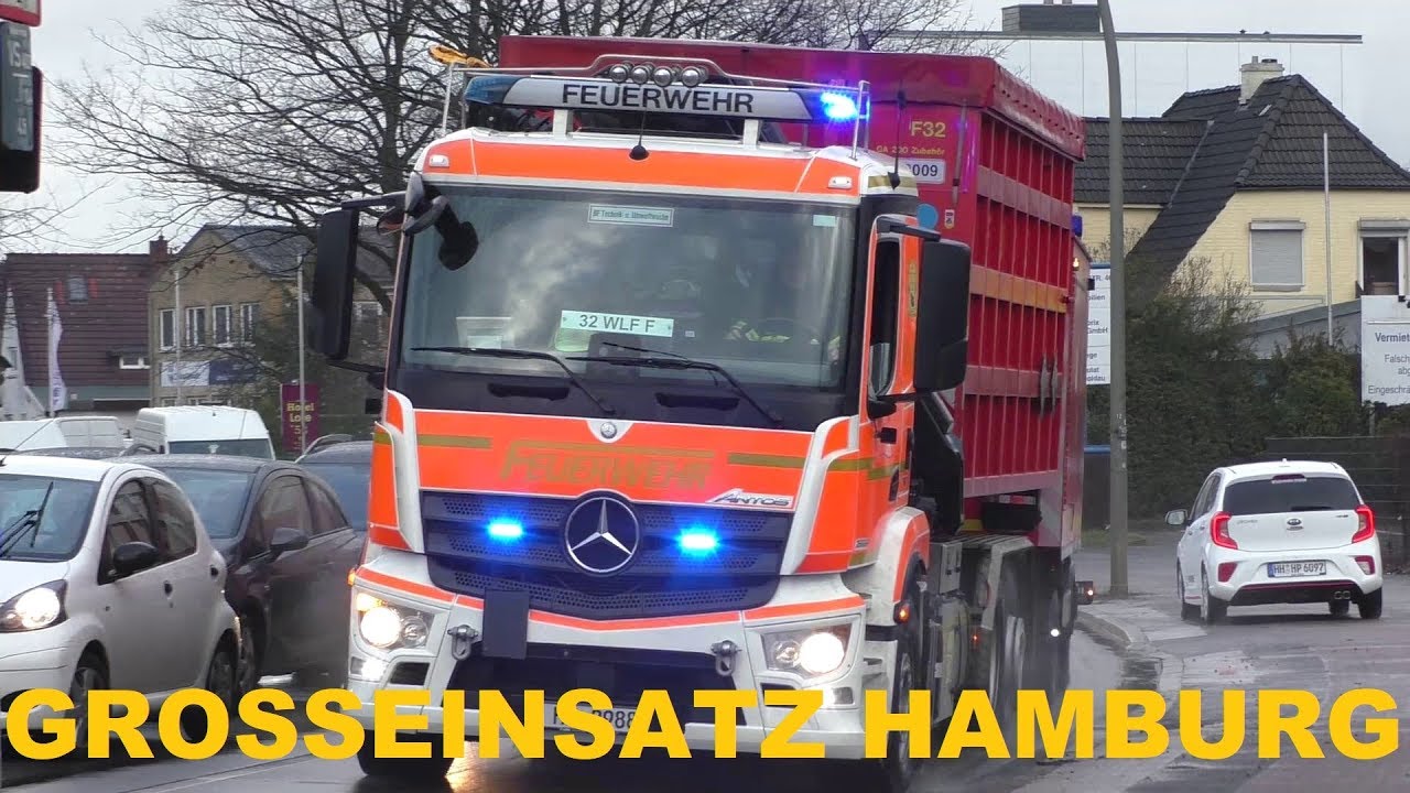 [BOMBENFUND] GROSSEINSATZ FEUERWEHR UND POLIZEI HAMBURG