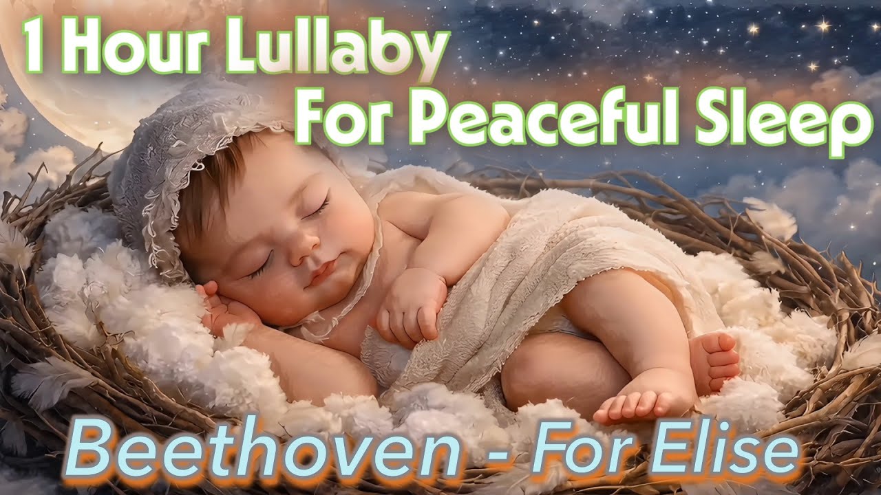 1 Hour Lullaby For Peaceful Sleep - Classical Beethoven | For Elise