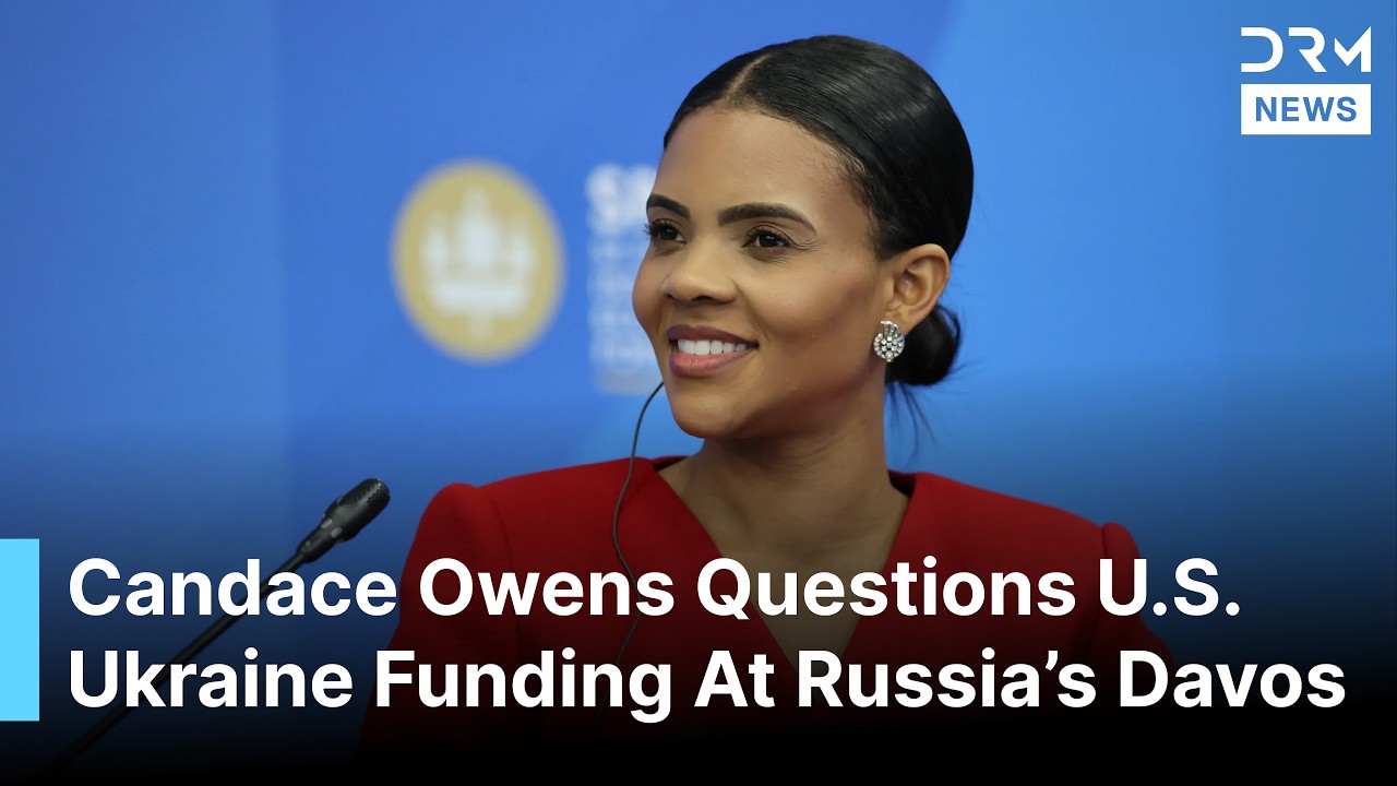 Candace Owens Sparks Debate Over Ukraine Aid At SPIEF 2026 | DRM News | AC1F
