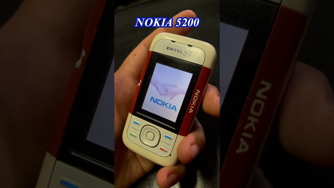 NOKIA 5200 🇨🇱❤️ Todo un Cl&aacute;sico #nokia #cellphone #vintage #retrotech
