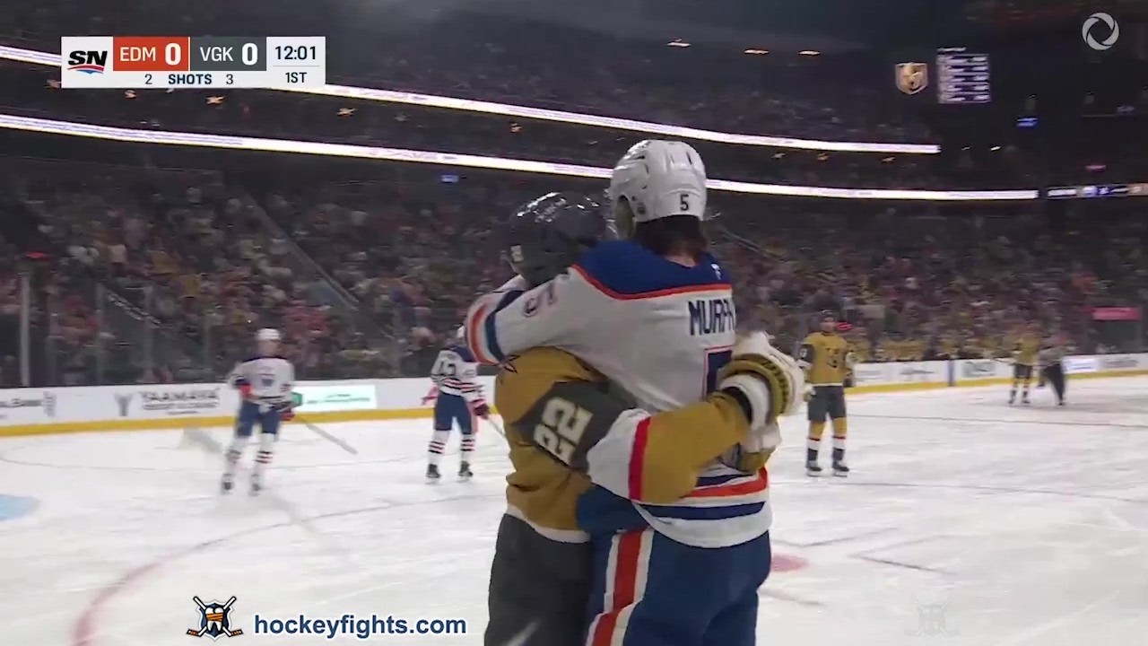 Connor Murphy vs Cole Smith | Mar 26, 2026 | Edmonton Oilers vs Vegas Golden Knights