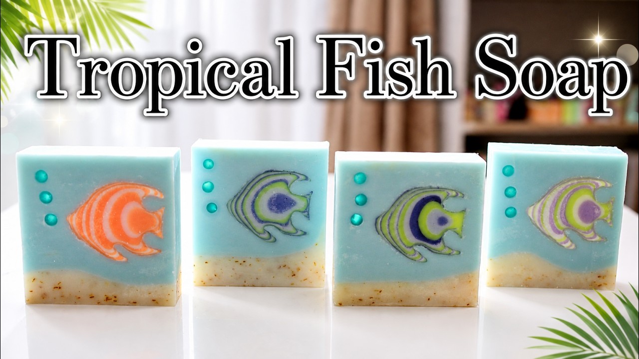 Tropical Fish Soap Making | Cold Process Soap