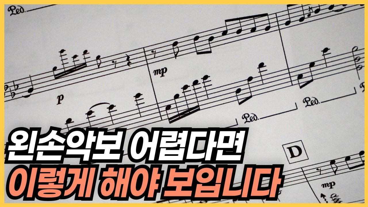 조금이라도 빨리 알았으면 좋았을 낮은음자리표 보는법!