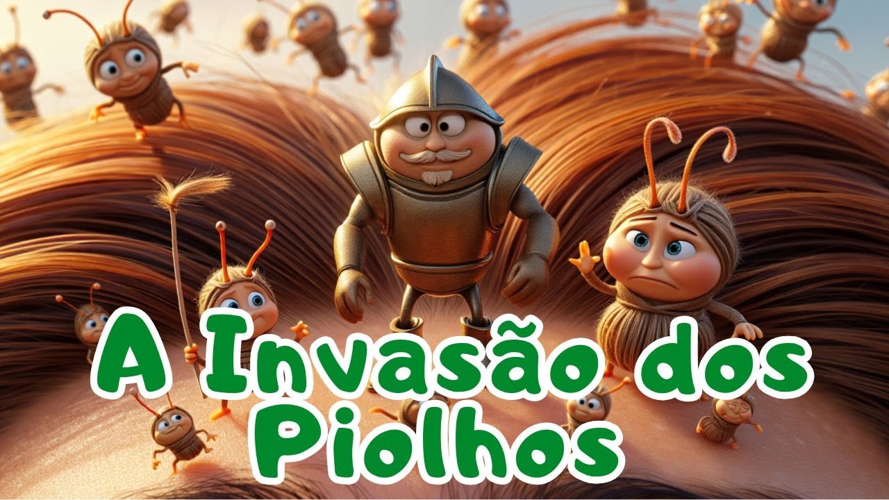 A INVASÃO DOS PIOLHOS 😱 | História Infantil | #historiainfantil #humorinfantil #escola