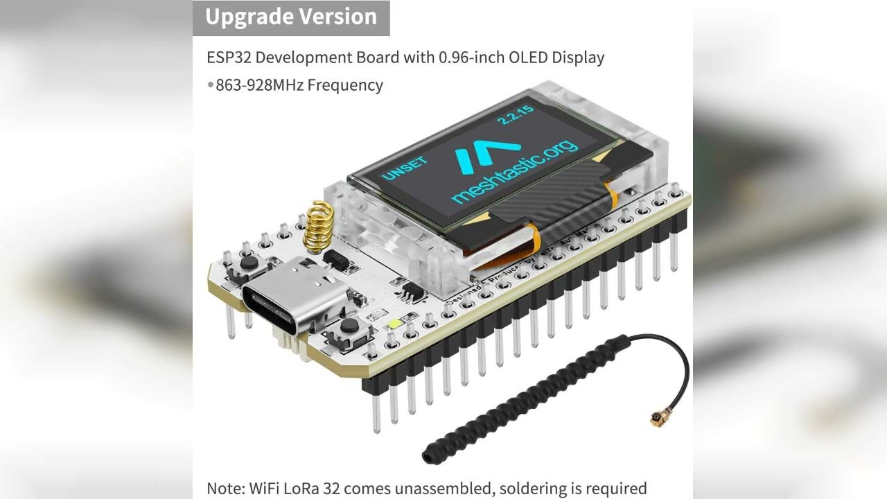 Review: MakerFocus ESP32 LoRa V3 Development Board with 915 MHz Antenna Integrated WiFi Blueto...