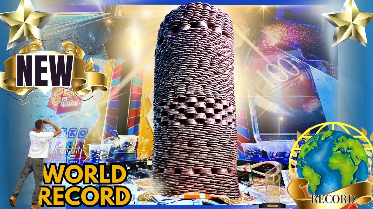 🏆 *NEW* World Record!! $50,000 High Risk Coin Pusher (Must See)