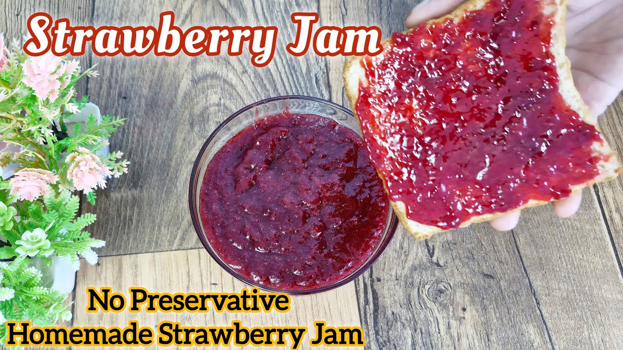 Strawberry Jam | Jam Recipe | Homemade Strawberry Jam | Jam With Strawberry | No Preservative Jam 