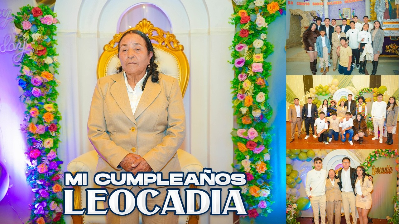 🎉 🎊  🎁 MI CUMPLEAÑOS / LEOCADIA / 2026  🎉 🎊  🎁