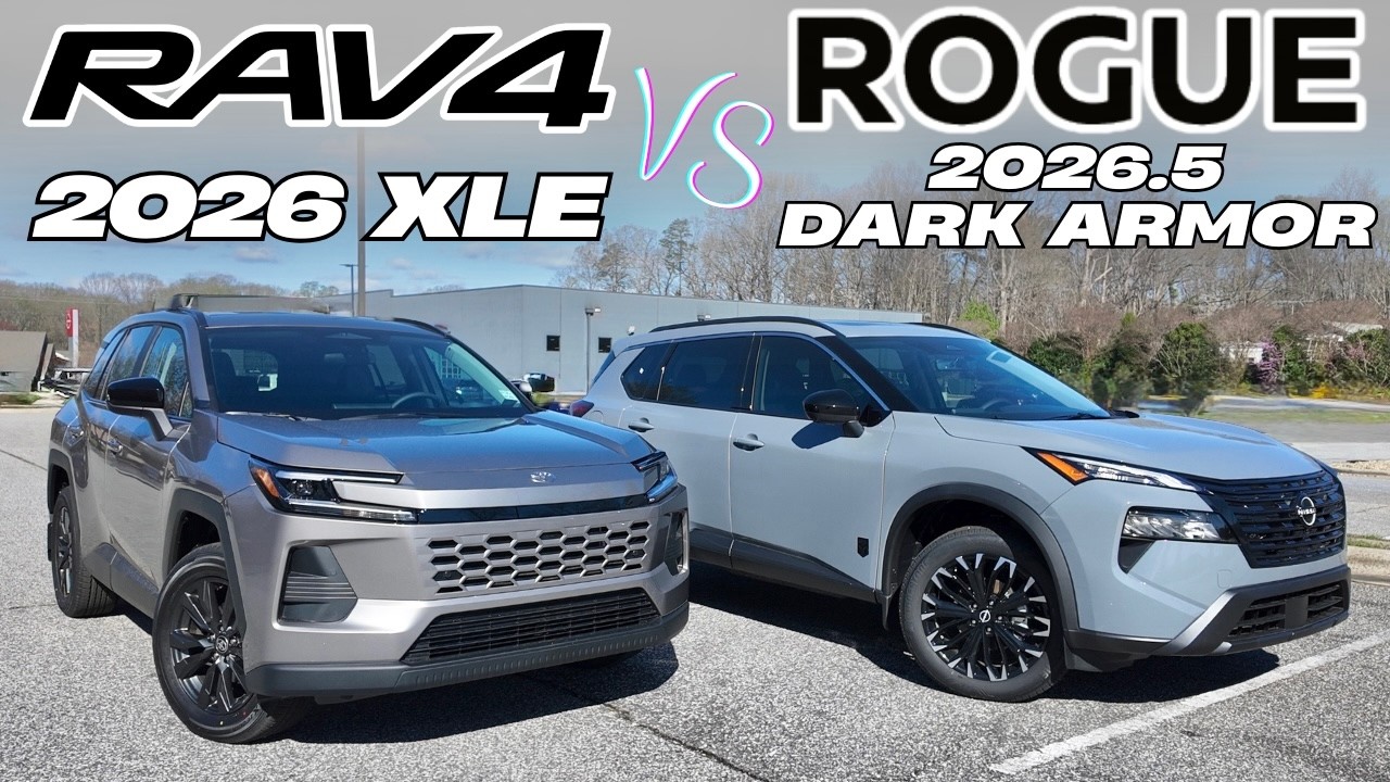Тише езда или больше мощности? Сравнение Toyota RAV4 и Nissan Rogue 2026 года.