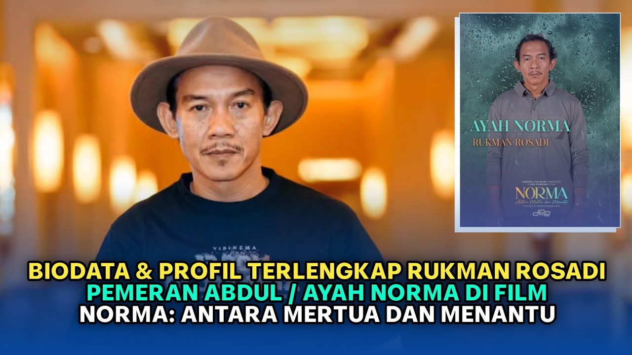 Biodata & Profil Rukman Rosadi Pemeran Abdul / Ayah Norma di Film NORMA: Antara Mertua dan Menantu