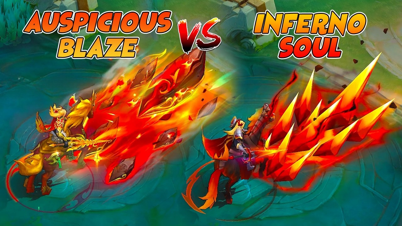 Leomord Auspicious Blaze VS Inferno Soul Skin Comparison