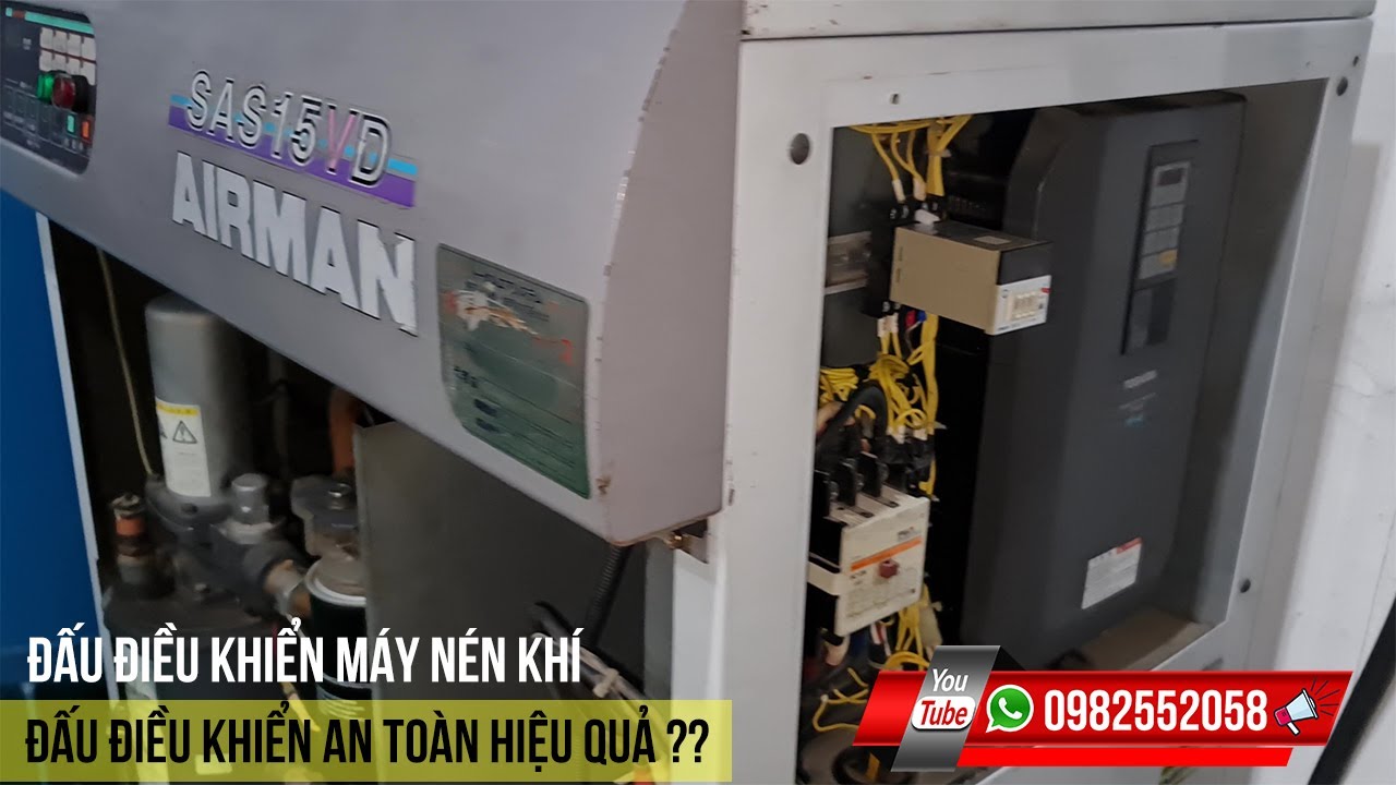 Đấu Điều Khiển Máy Nén Khí Trục Vít | Máy Nén Khí Airman | Máy Nén Khí Trục Vít Airman | Vân Long