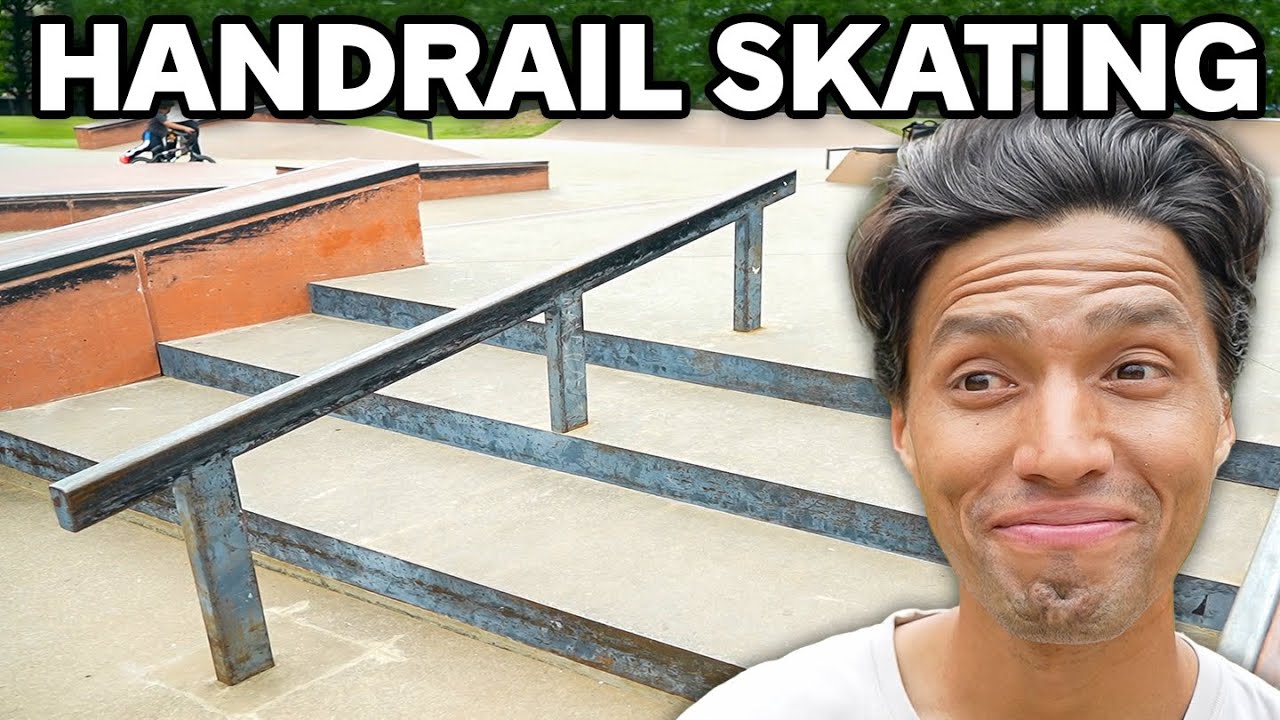 Learning How To Skate Handrails